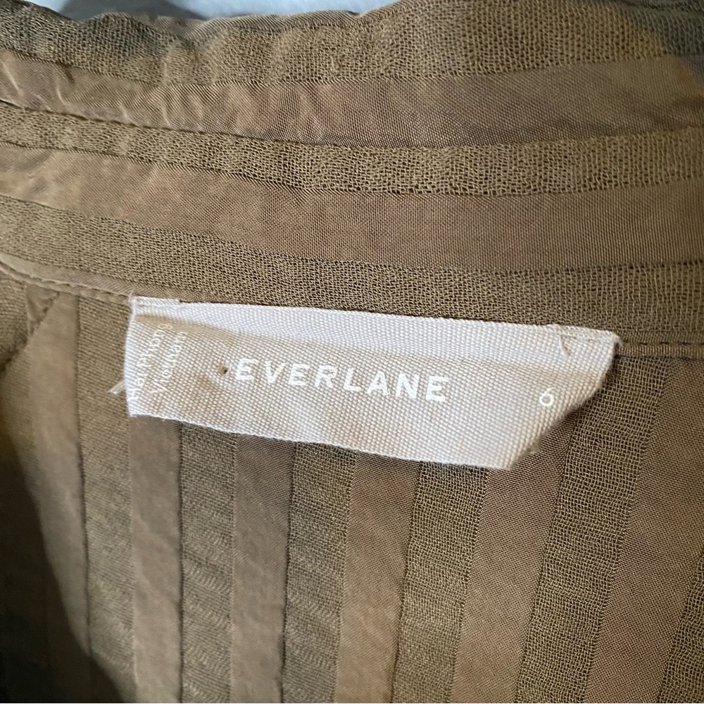 Everlane The City Stripe Button Down Shirt - Picture 3 of 7